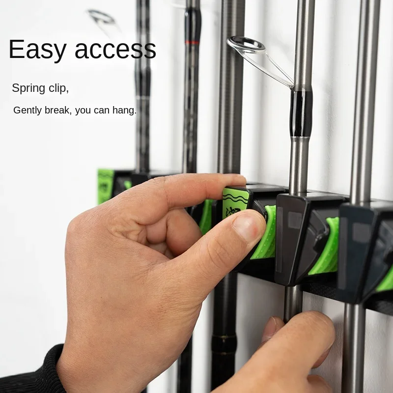 Fishing Rod Display Rack Wall-mounted Fishing Rod Bracket Can Be spliced Without Punching Storage Bracket Fishing Equipment