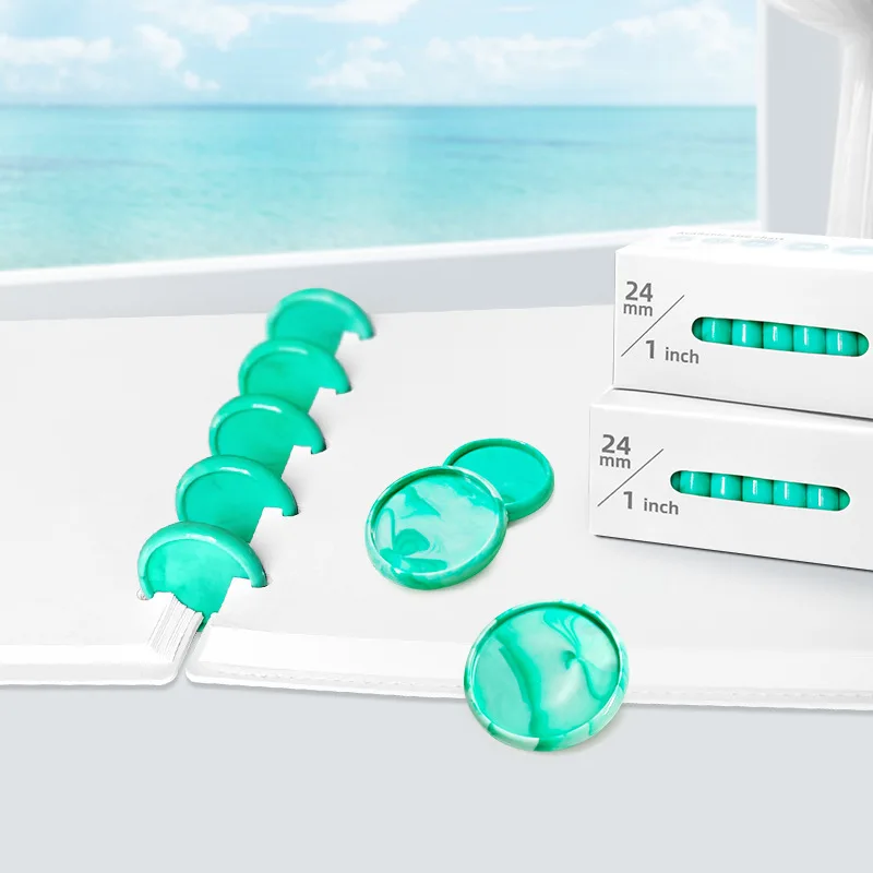 24/27/32/38mm 550 peças discos de ligação cogumelo buraco botão folhas soltas notebook armazenamento grampo anel de ligação diário encadernação