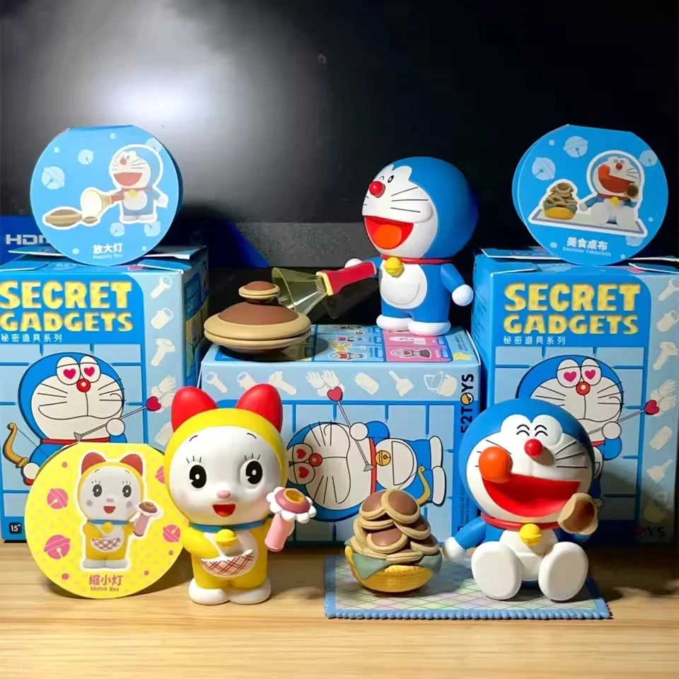 Nowe pudełko z niespodzianką MINISO TOP TOY Doraemon Secret rekwizyty seria figurki śliczne ozdoby dekoracyjne na biurko Model zabawki dla dzieci prezenty