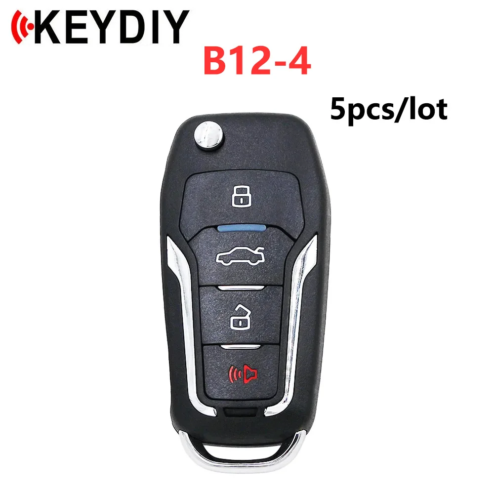 

5pcs/lot KEYDIY B series B12-4 4 button universal KD remote control for KD200 KD900 KD900+ URG200 KD-X2 mini KD for Ford