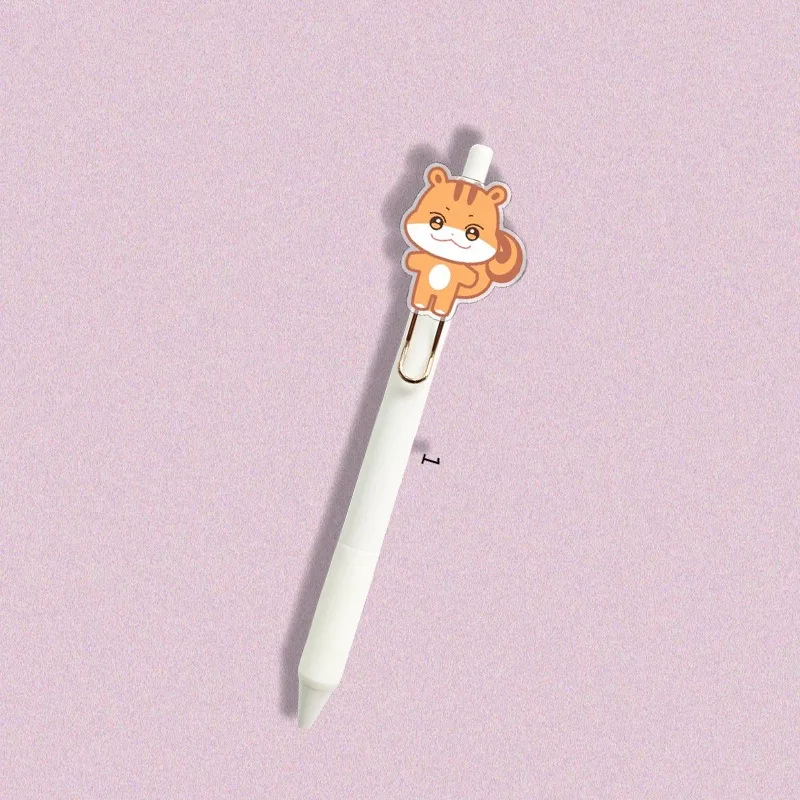 ATEEZ Kpop Press Neutral Signature Pen for Students Anime Cartoon Fashion Ballpoint Pens Fans Periphery Stationery Supplies Gift