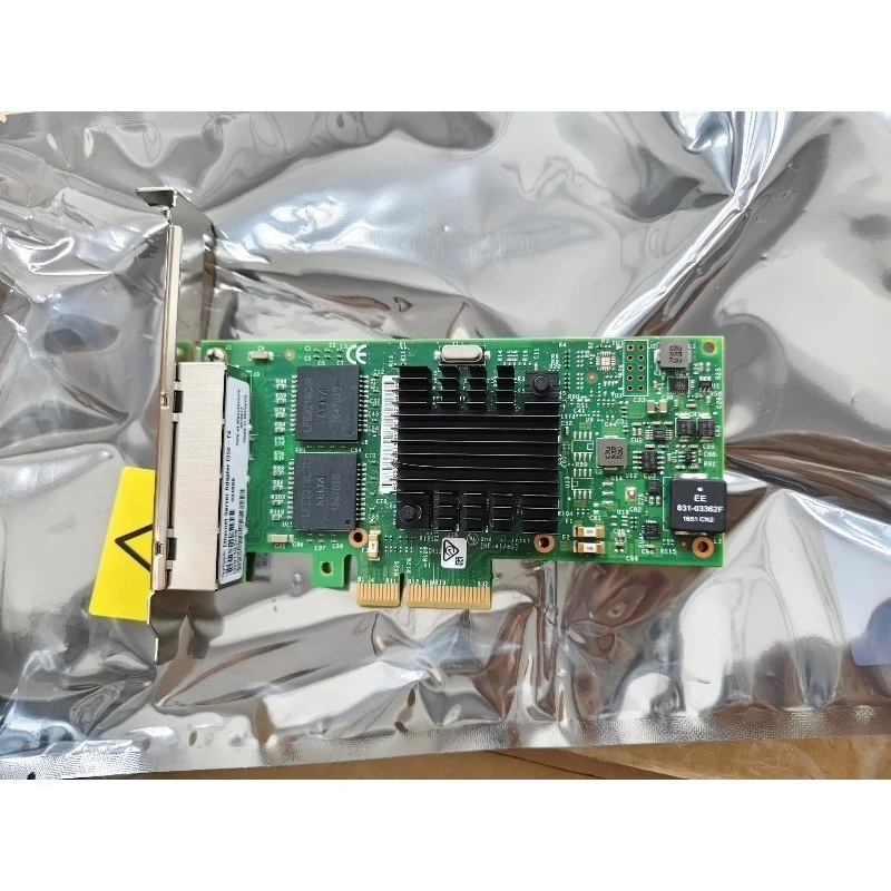I350-T4 4-Port Gigabit Ethernet Server Adapter PCIe x4 RJ45 Low Profile for Windows Linux VMware