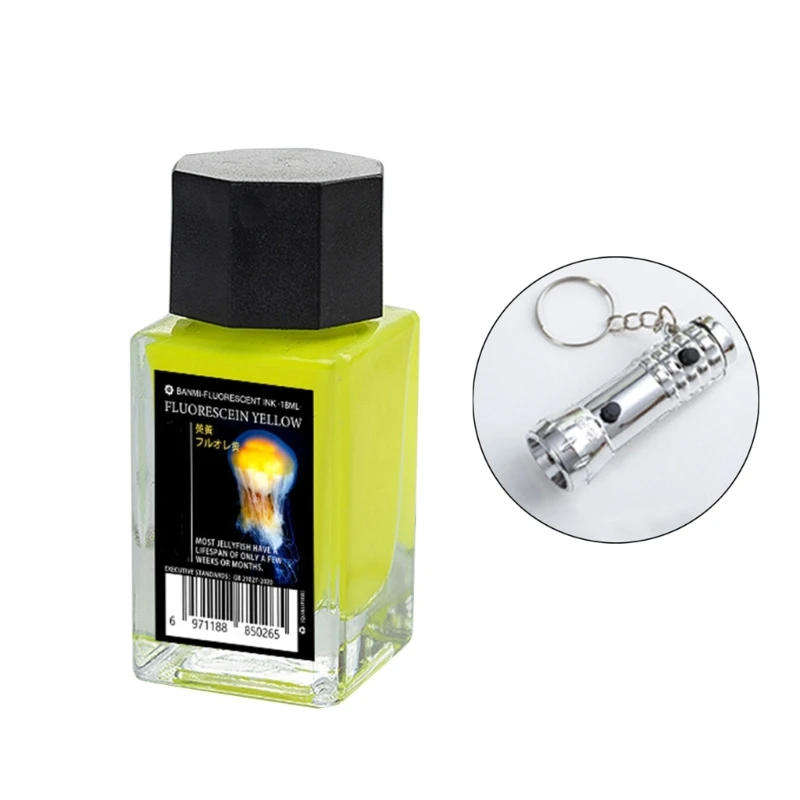 2023 New Colored Invisible with UV Light for Dip Pen, Invisible