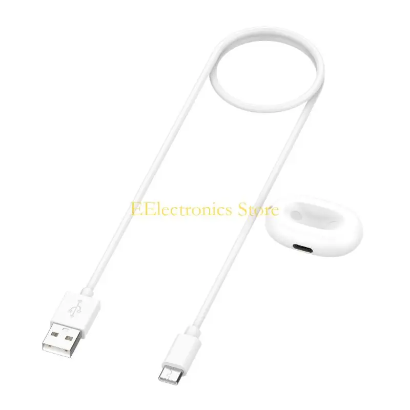 B03C Watch Charging Cable Replacement with USB-A Cord and Separate Charging Head, PVC 1 Meter Cable for Desk Placement