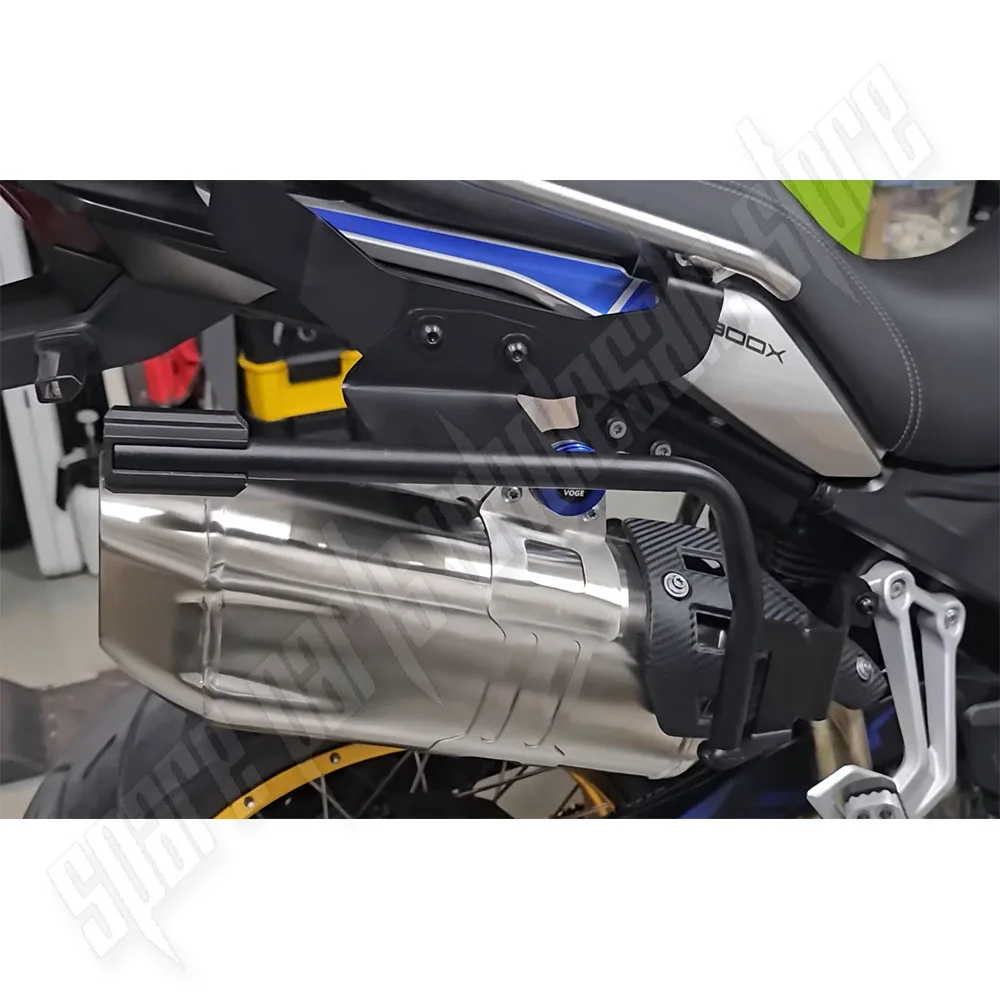 23L Motorcycle Rear Top Box Side Luggage Case Para Motos Storage Trunk Lock Luggage Cases Side Case Brackets For  VOGE DS900X