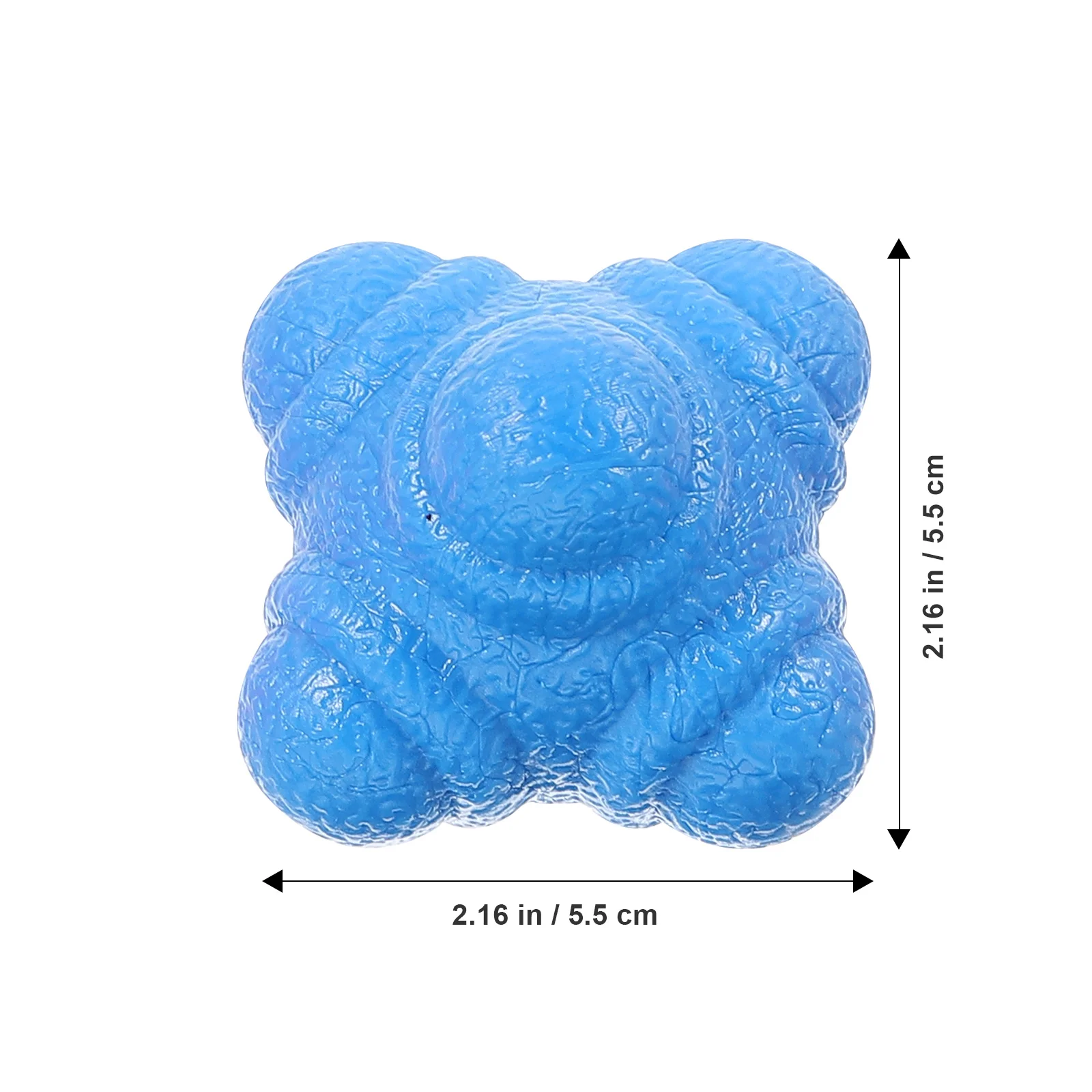 6 قطعة كرات رد الفعل كرات خفة الحركة السداسية أجهزة لياقة بدنية لوقت رد الفعل سرعة اليد التنسيق بين العين التدريب