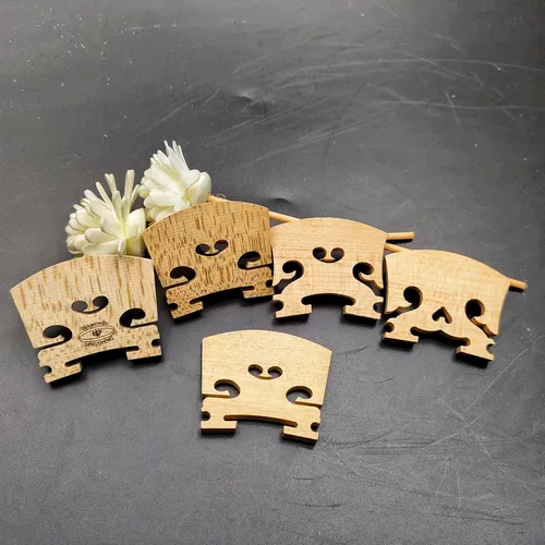 Imagen 2 del producto 20 piezas Barouqe-Puente de violín Regular, tamaño completo, madera de arce 4/4, alta calidad