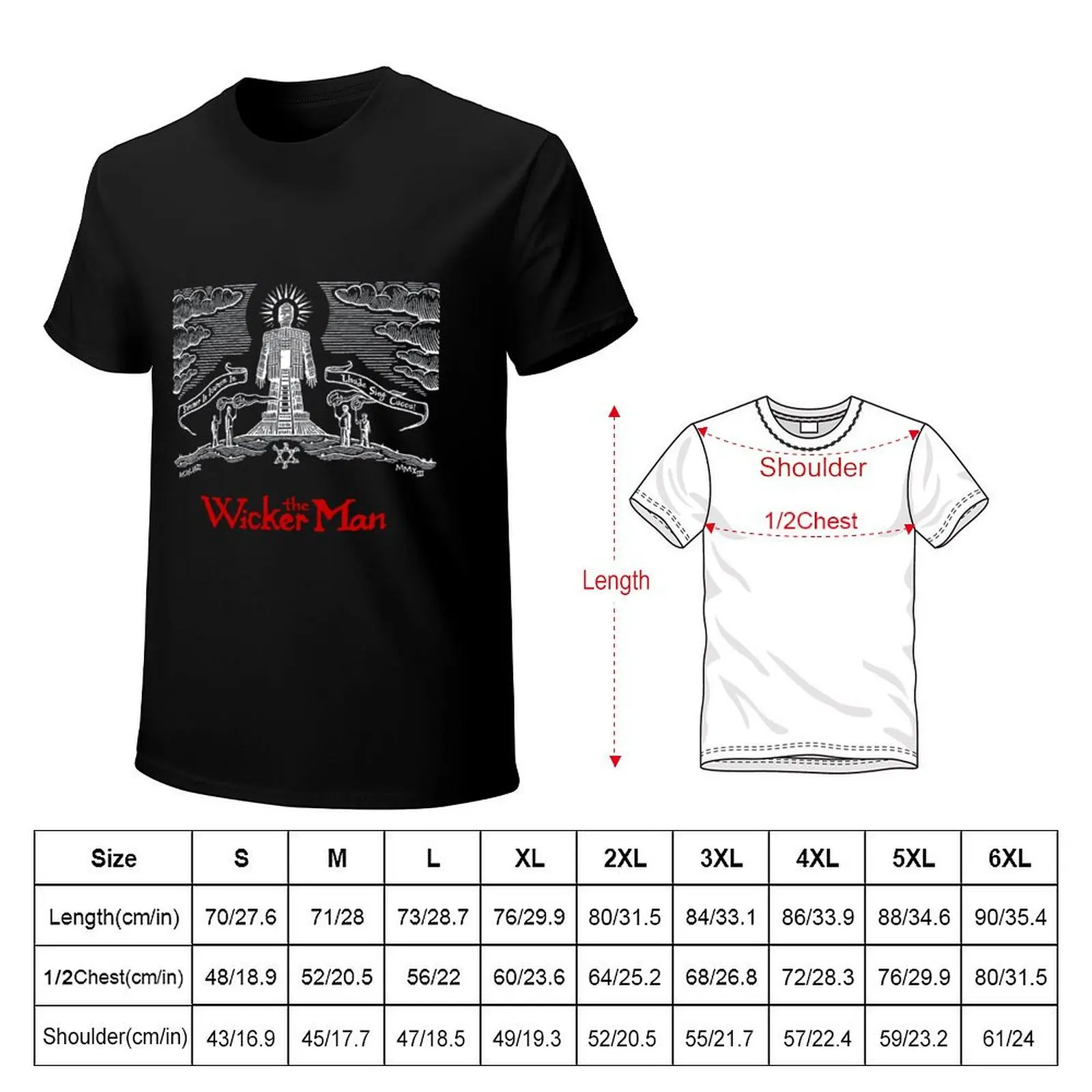 The Wicker Man T-Shirt quick drying kawaii clothes summer clothes animal prinfor boys mens funny t shirts