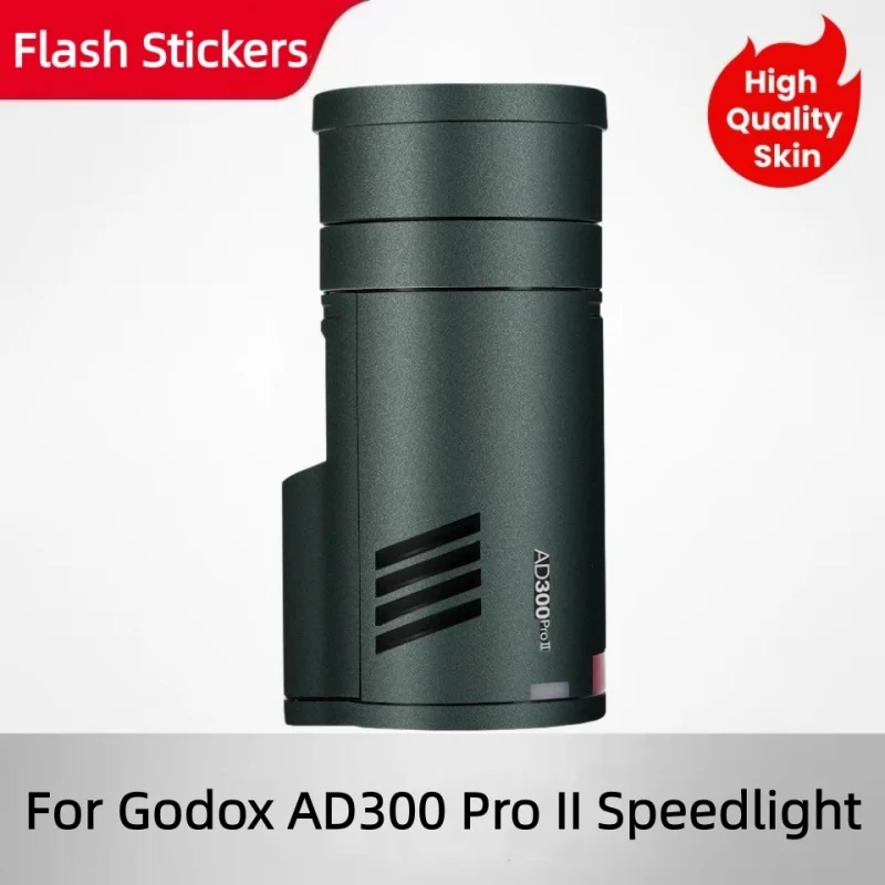 For Godox AD300Pro II Pocket Flash Sticker Premium Decal Skin AD300ProII Speedlite Protector Sticker AD300 Pro II