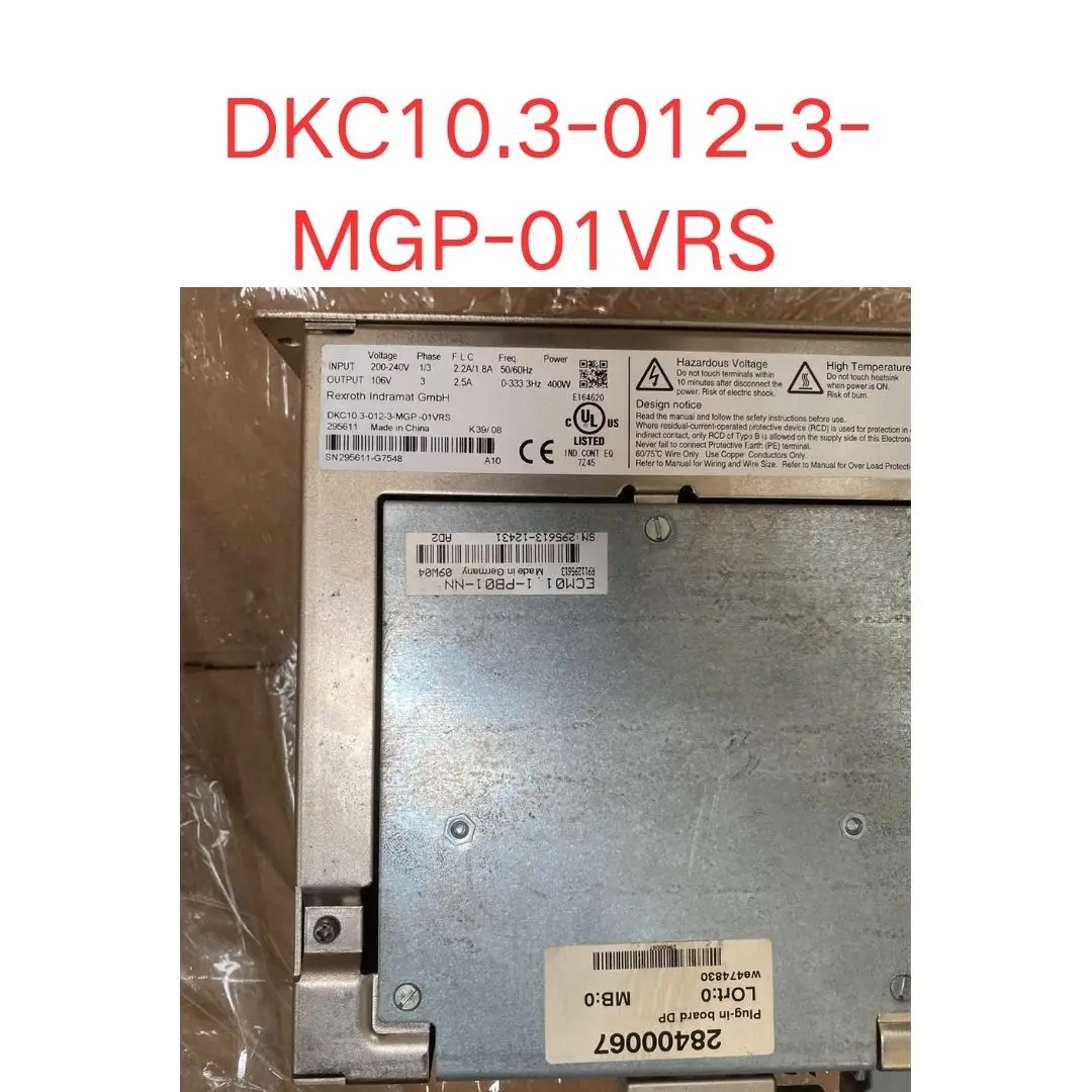 Second-hand test OK DKC10.3-012-3-MGP-01VRS Driver Fast delivery