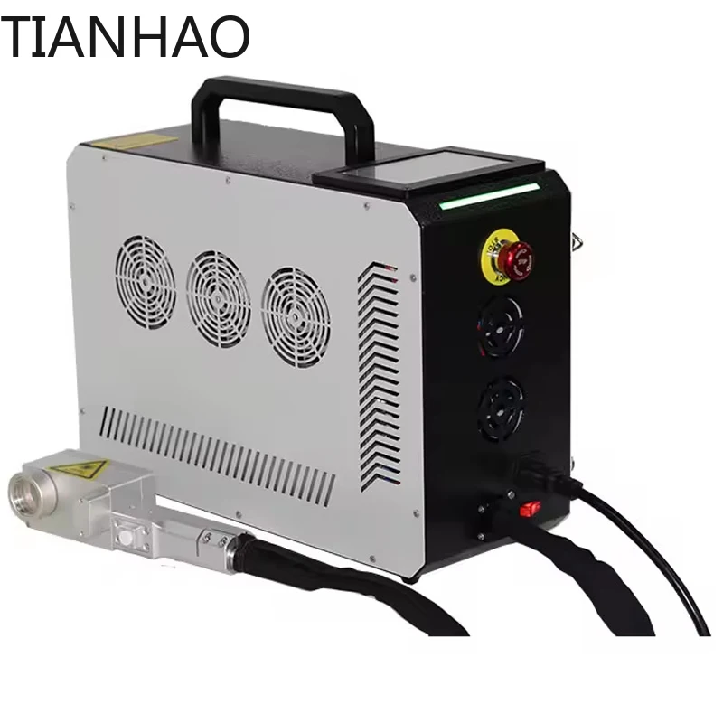 Industrial Small Multifunctional 50W/100W Pulse Backpack Laser Cleaning Machine Mobile For Paint Rust