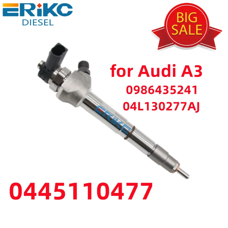 0445110477 0986435241 04L130277AJ Common Rail Injector 0 445 110 477 for Bosch Skoda Octavia Seat Leon Audi A3 0445 110 477