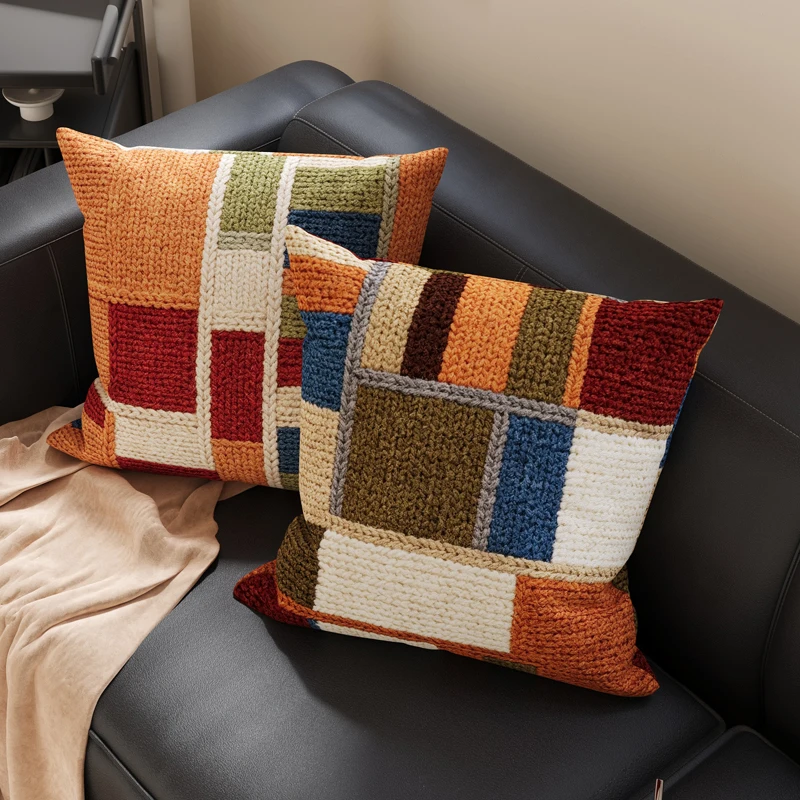 Modern Simplicity Home Use Pillowcase Removable And Washable Backrest Cushion Cover for Naptime And Office Use in China