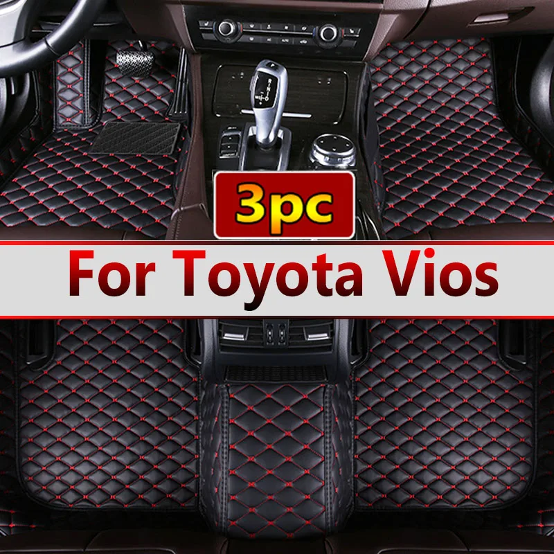 

Автомобильные коврики для Toyota Vios Yaris седан ATIV Limo XP150 2013 ~ 2022 Ковры Кожаный коврик Водонепроницаемый комплект напольных накладок Автомобильные аксессуары