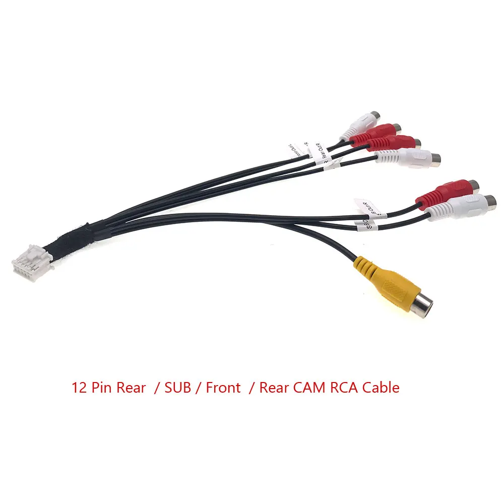 Car Radio Audio SUB Rear Front Out CAM RCA Harness Cable For Pioneer DMH-160BT DMH-1700NEX DMH-1770NEX DMH-W2700NEX DMH-W2770NEX