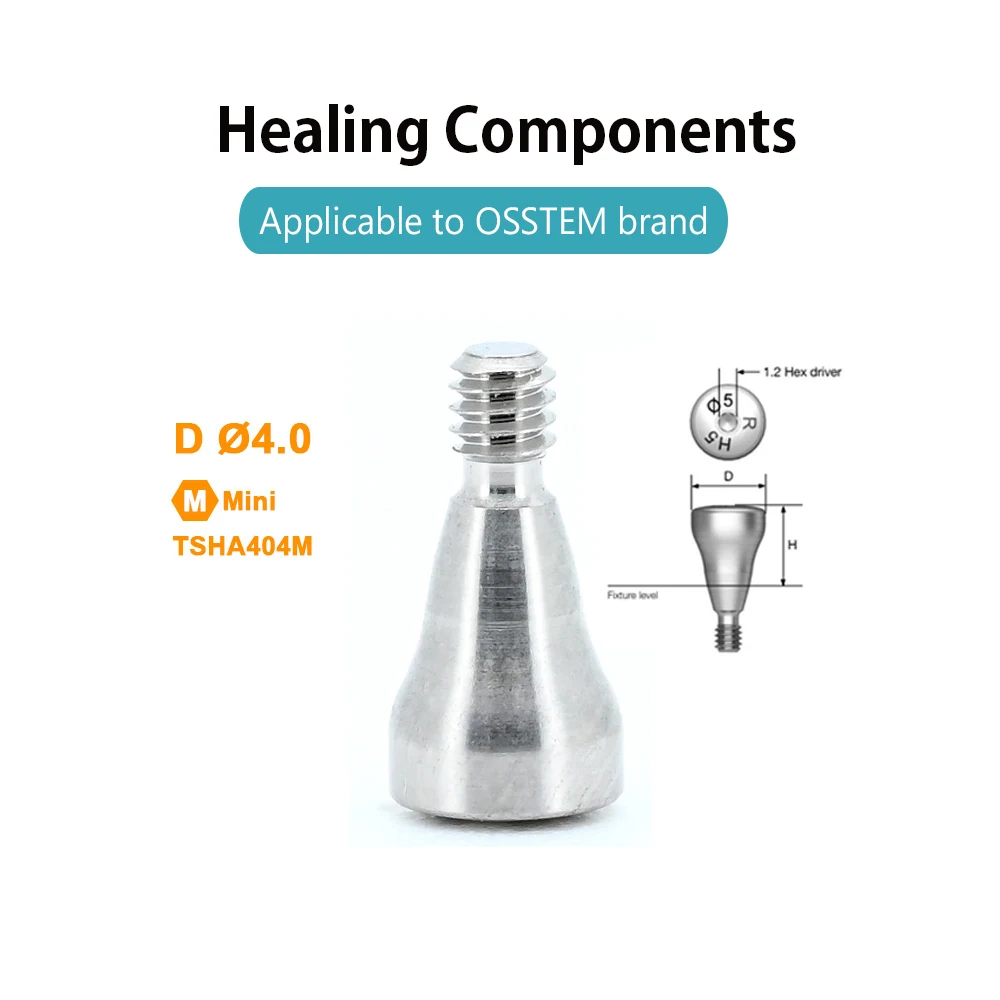 JNSUR Dental Healing Components Implant Accessories Compatible with OSSTEM Dental Lab Material Technician Accessories Dentsitry