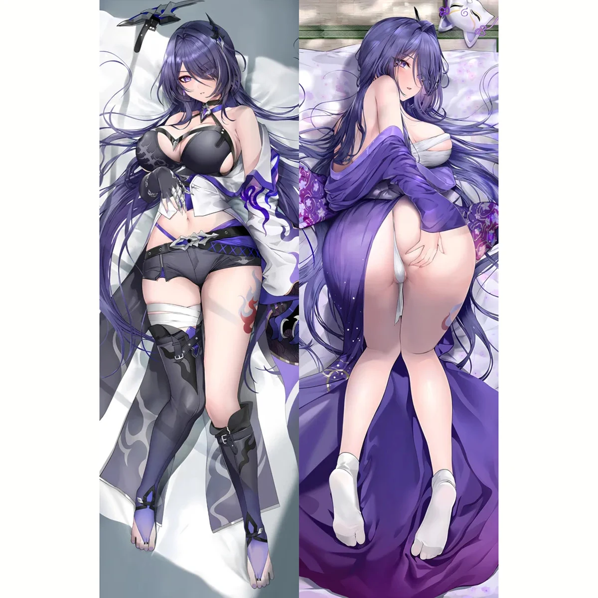 

Sexy Dakimakura Pillowcase Anime Game Honkai: Star Rail Acheron Otaku Waifu 180cm Life Size Hugging Body Pillow Cover