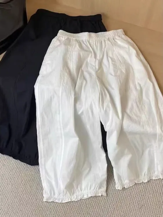 

Летние повседневные женские брюки-кюлоты с цветочным принтом, свободные, стройнящие, с высокой талией, прямые, без стрейча, дышащие, из хлопка