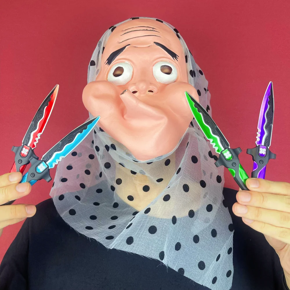 7.1inch Valorant Katana Metal Anime Cosplay Prop Sword Ninja Knife Blade Real Size Japanese Katana Original Samurai Sabre Toy