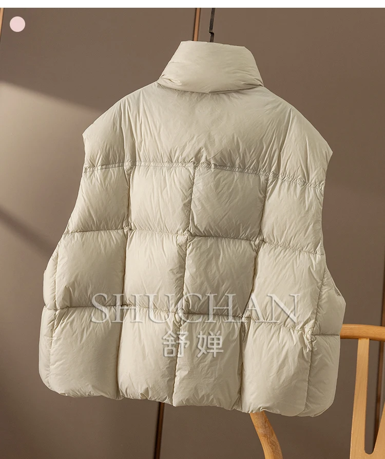 Sleeveless Puff 90 Down Jacket Vest Jacket Women Casacos De Inverno Feminino Frete Grátis  Coat  Winter Jacket Women