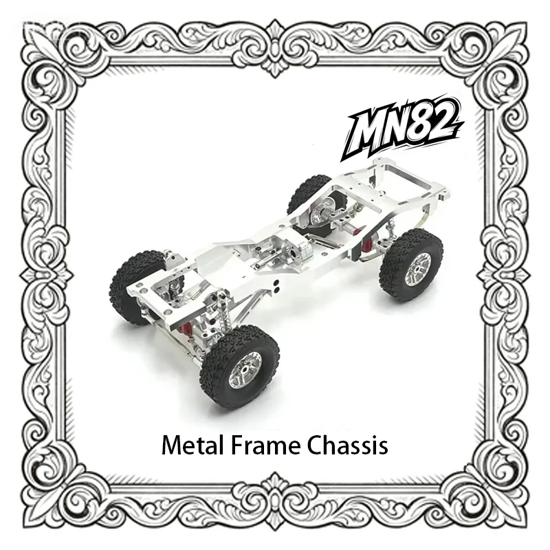 WLtoys MN82 MN78 1:12 RC Car Metal Frame, Transmission Gearbox, Engine Gearbox Housing, Motor Drive Shaft, Metal Gear