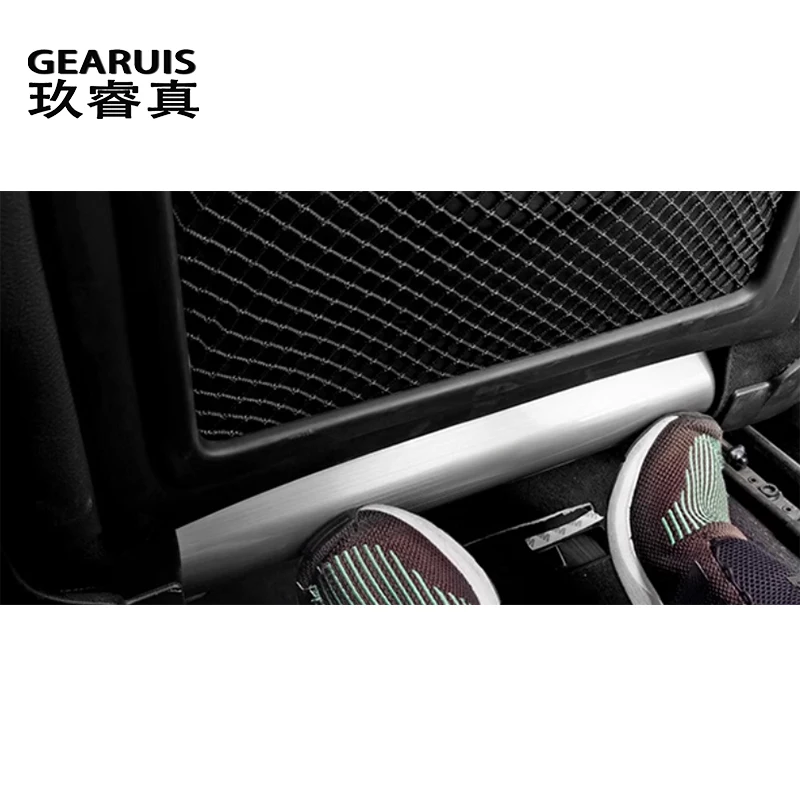Car Seat Back Anti-kick Pad Cover Trim For Audi A4 B8 A5 S4 S5 Q3 8U Q5 8R Stainless steel Anti Dirty Mat Auto Accessories