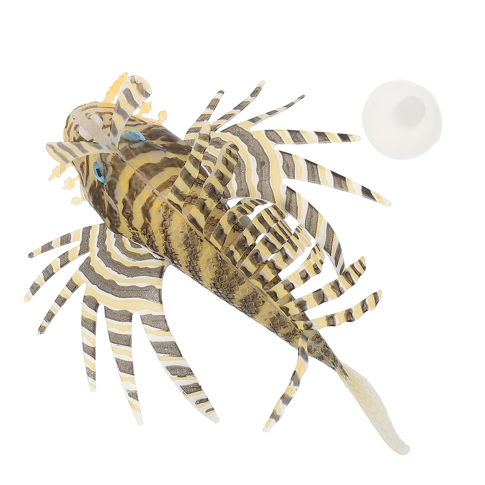 

Fish Tank Aquarium Simulation Decor for Artificial Silicone Small Creative Decorations Ornament Decors Sea Model Cartoon