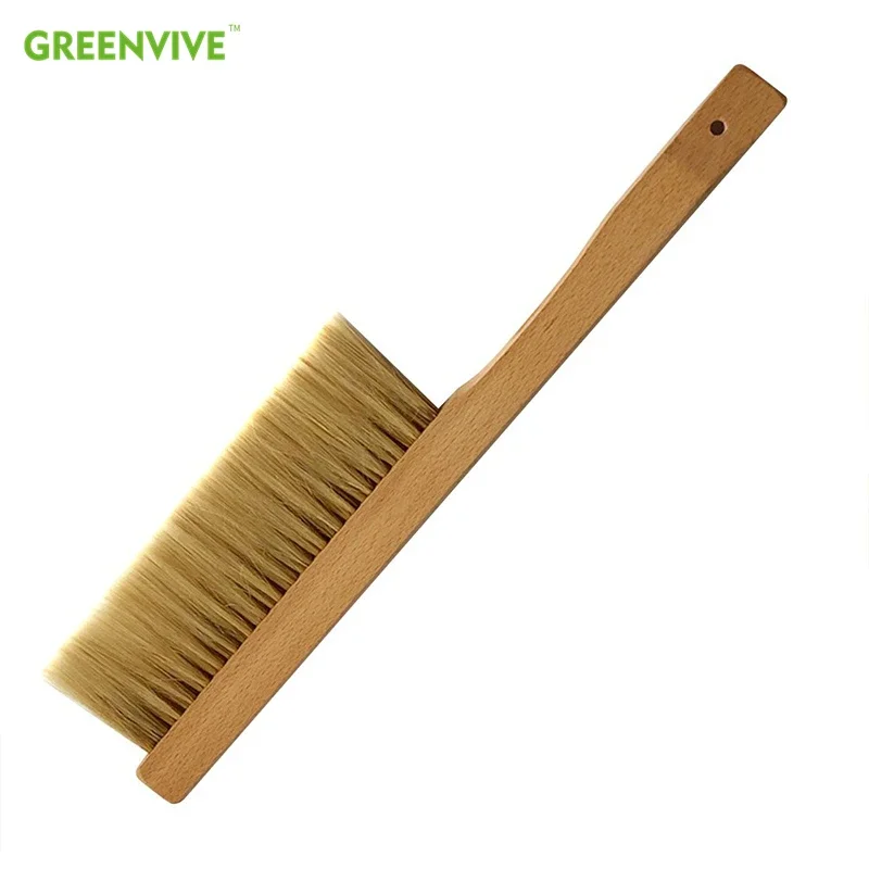 Wasp Sweep Brush Beekeeping Tools Two Rows of Horse Tail Hair New Bee Brush Garden Tools Beekeeper Brushes Beekeeping Equipment