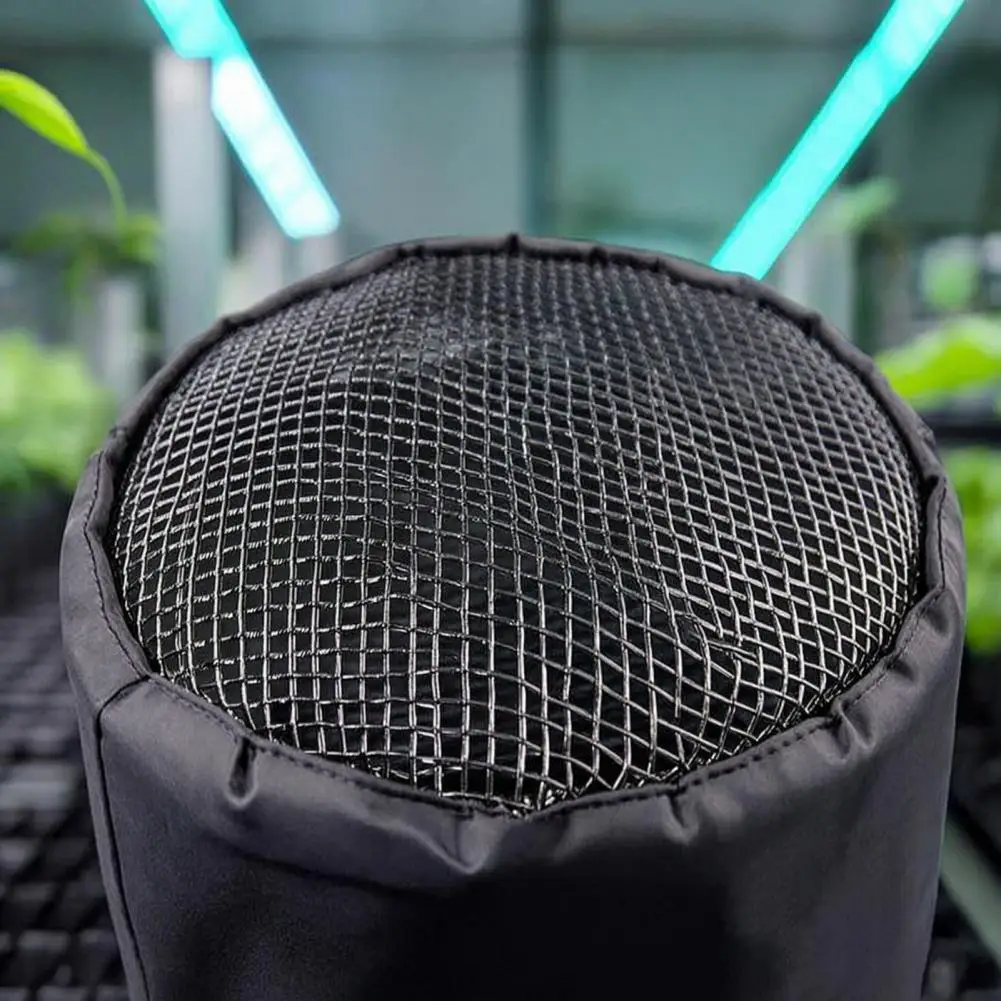 Hydroponic Ventilation Screen Indoor Plant Tent Accessory 2pcs Grow Tent Vent Covers with Drawstring 4/6/8 Dustproof for Plant