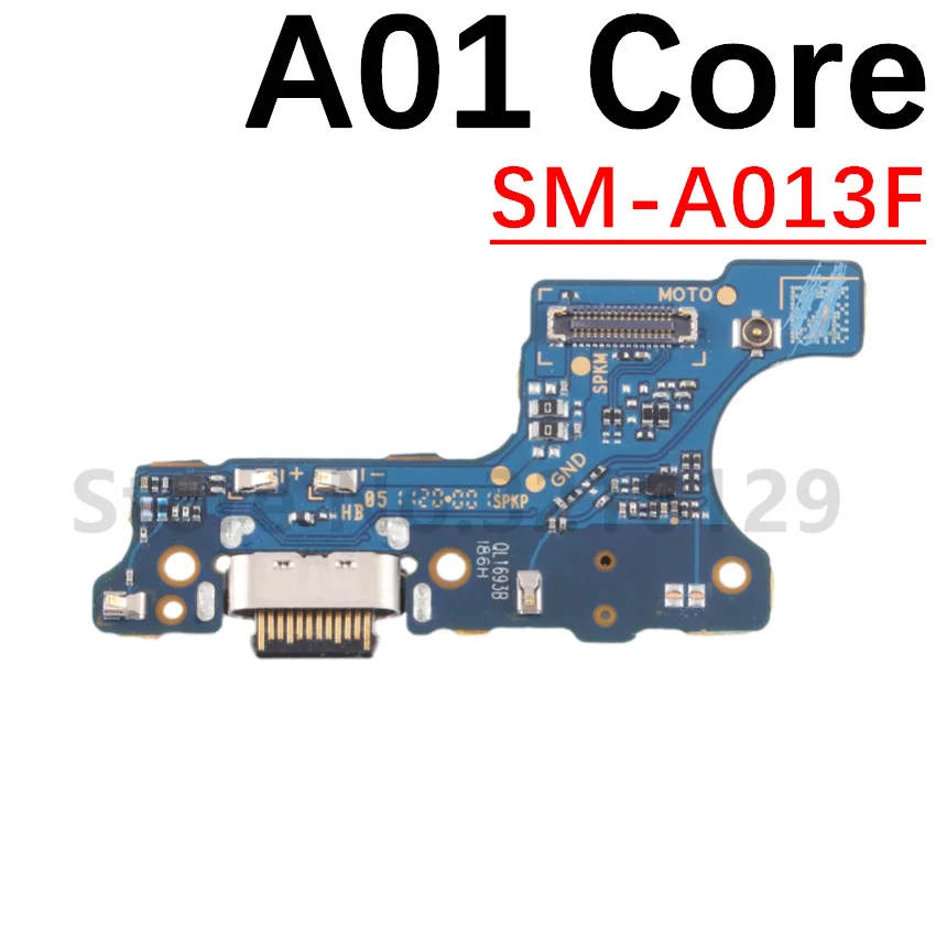 For Samsung Galaxy A21s A21 A11 A01 Core Dock Connector USB Charger Charging Port + Mainboard Main Mother Board Flex Cable