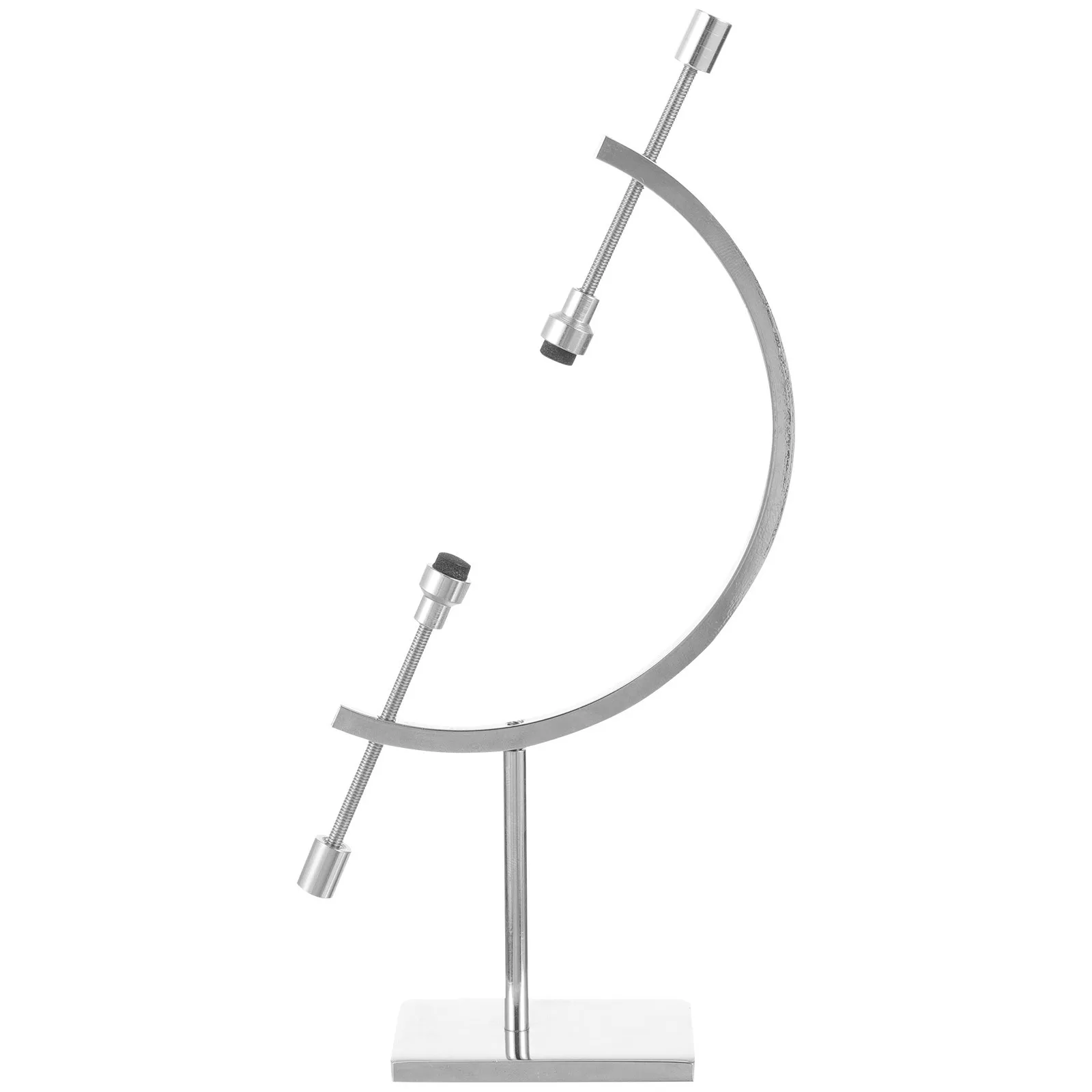 

Crystal Ball Stand Sphere Holder Rack Silver Stainless Sphere Stand Holder Steel Adjustable Metal Hardware