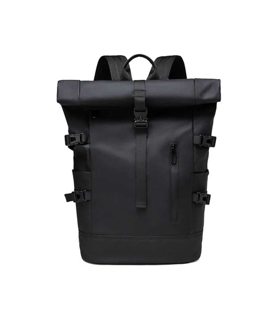 Computer bag casual simple commuter student schoolbag backpack men large capacity travel