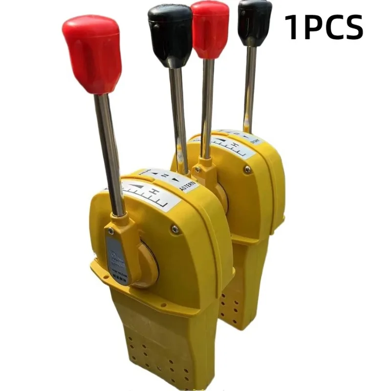 1PC Boat Dual Lever Handle Marine Top Mount Twin lever Engine Shift Control Universal boat dual Lever Throttle control