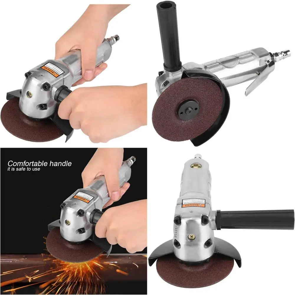 

Pneumatic Angle Grinder Polisher Machine 11000 RPM High-Speed Electric Polishing Tool 0.8 MPa Air Grinder for Precision Grinding