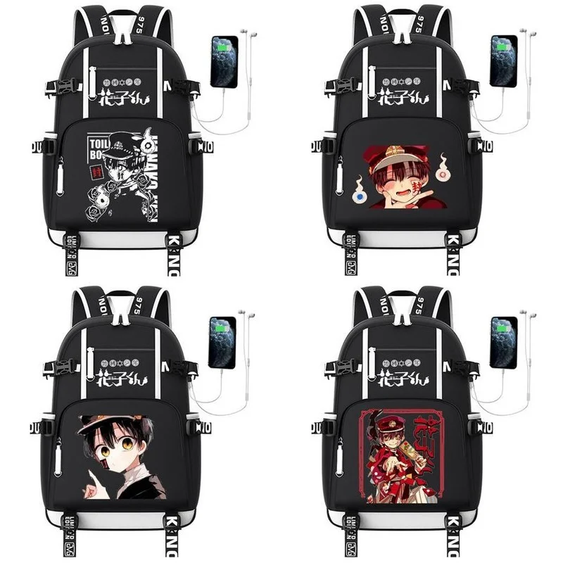 

Anime Backpack Toilet-bound Hanako-kun Yashiro Nene Backpacks Mochila Students Schoolbag Coapsly Shoulder Bags Outdoor Bags