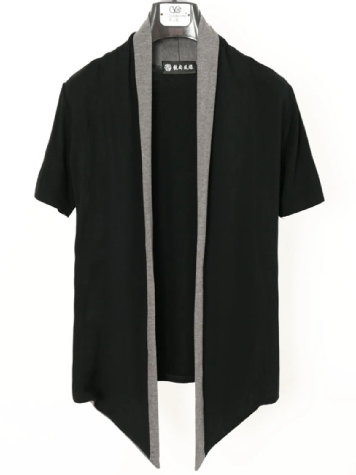 

Summer Men's ort Sve Jaet Thin No Button f Sve Faionable Outerwear Casual Cotton Blend Fabric Light Weight