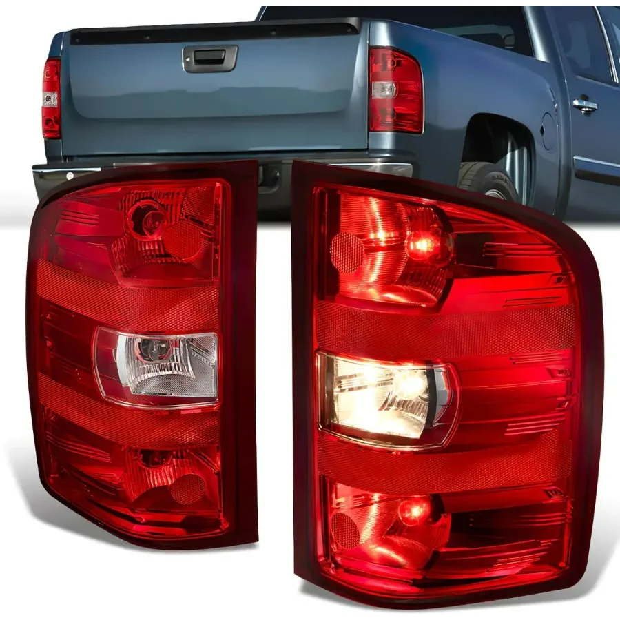 

Задний фонарь в сборе, совместимый с Chevy Silverado 07-14, совместимый с 07-14 GMC Sierra 1500 2500 HD 3500 HD, левый и правый хвост
