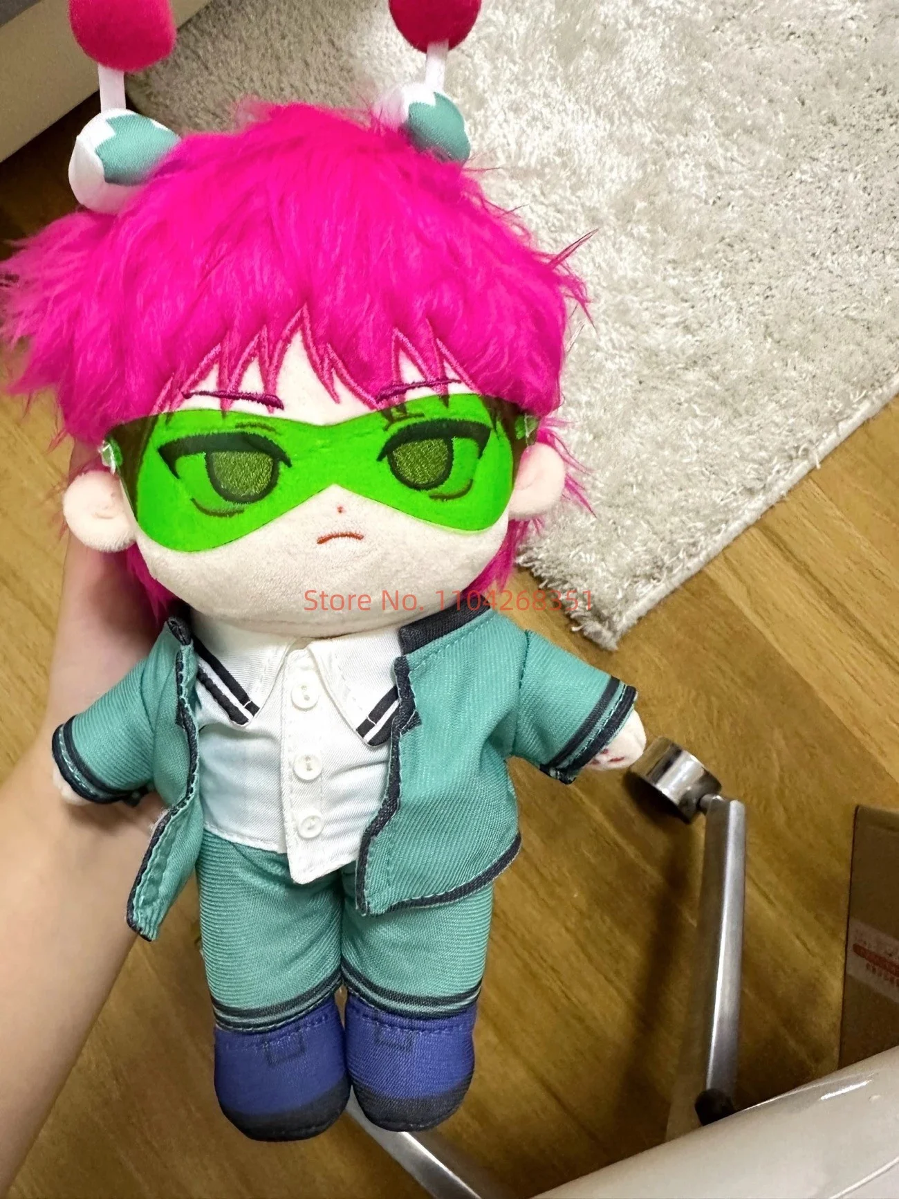 Anime Saiki Kusuo Plush Doll Stuffed Toy Plushies Dressing-up Clothing Figure Toys Cartoon Puppet Chrismas Gifts Collection 20cm
