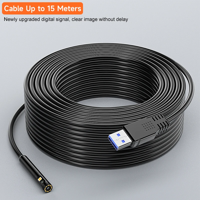 4.5 ''IPS หน้าจออุตสาหกรรม Endoscope ออโต้โฟกัสกล้อง HD1080P Single Dual Triple เลนส์ USB วิดีโอรถตรวจสอบท่อ Borescope