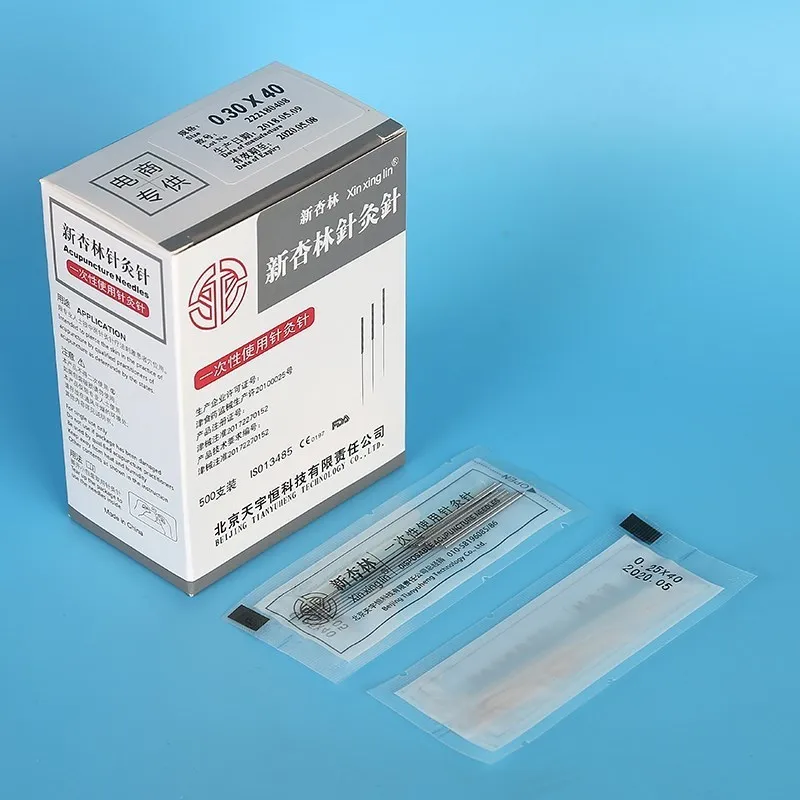 Disposable Sterile Acupuncture Needle Sharp With Tube Multi Size Body Acupoint Stimulate Single Use  Sterilized 2500Pcs/Lot