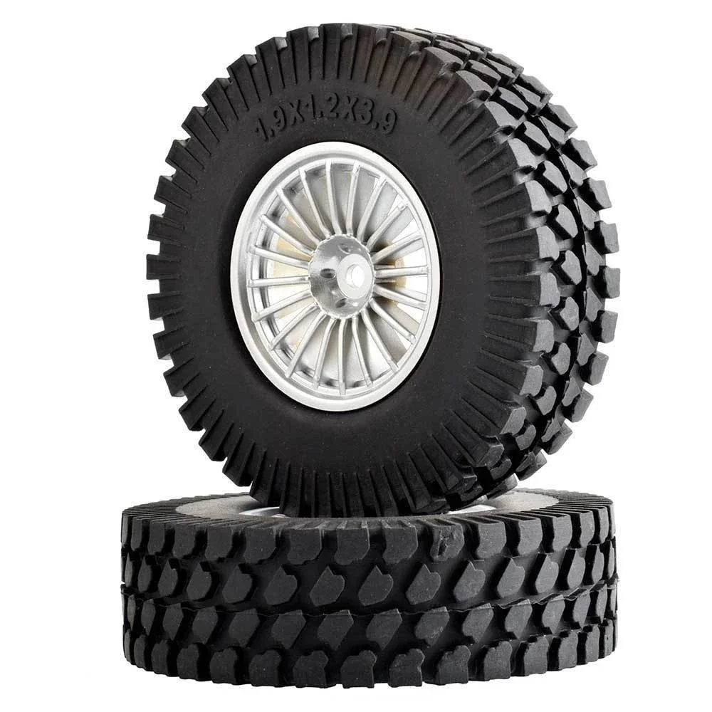 

RC Rim04-T133 1.9inch Rubber Tires 98*30mm&Rim 4P For 1/10 D90 SCX10 Climbing Car