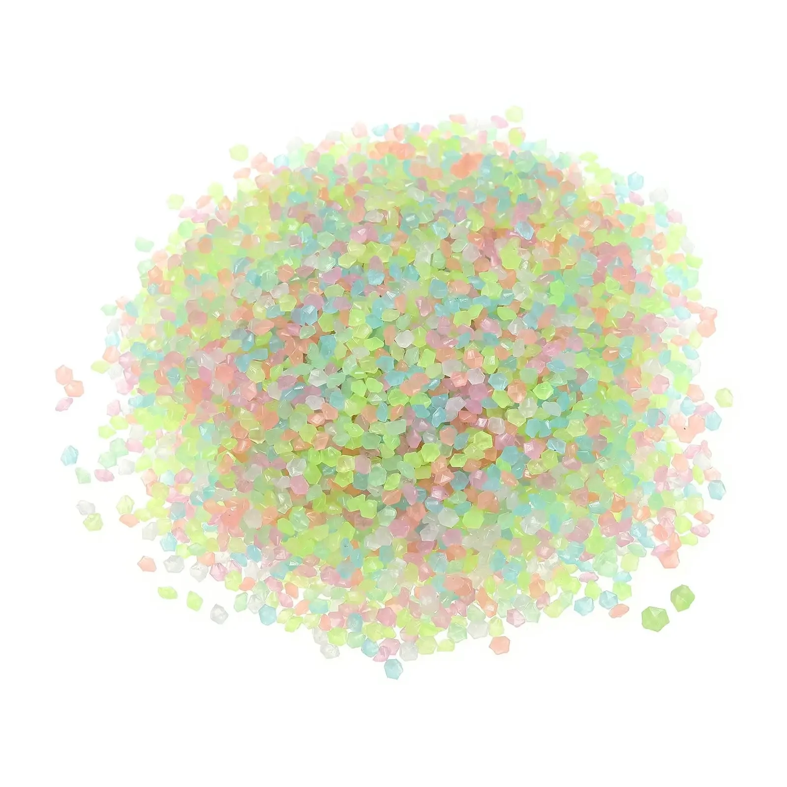 

1000pcs 3-5mm Luminous Sand Glow In Dark Pebbles Stone Home Garden Yard Outdoor Path Lawn Decorations Fish Tank Aquarium Decor