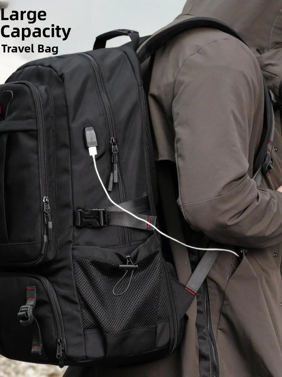 large-capacity-men's-backpack-travel-leisure-polyester-oxford-cloth-luggage-with-lock-buckle-pure-color-summer-2023