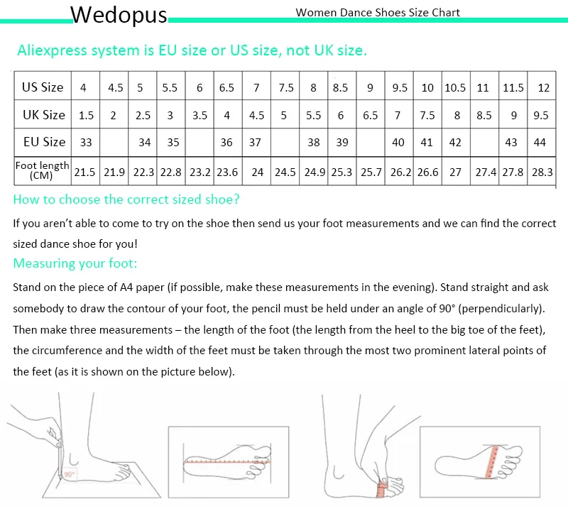 Wedopus 28 kolorów białe buty do tańca latynoskiego Due do 4. letnie damskie buty sportowe do tańca Indoor dostosowany obcas