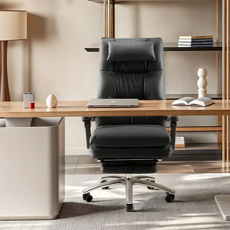 

-*Floor Design Office Chair Armpad Luxairy Fancy Room Swivel Office Chair Nordic High Back Sillon Escritorio Oficina Furniture