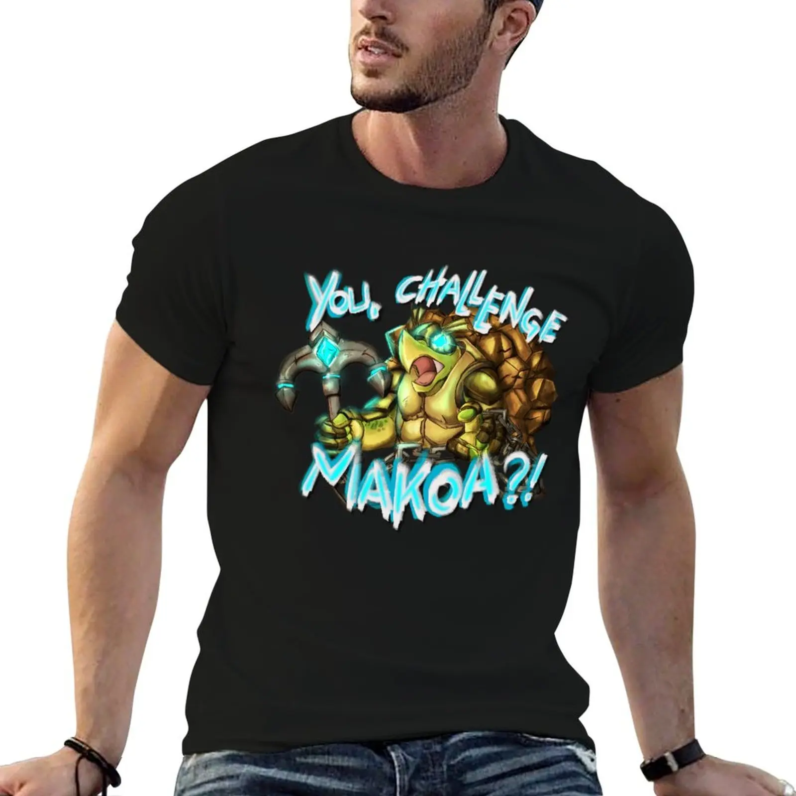 You Challenge Makoa? T-Shirt Holiday Simple Tee Shirt
