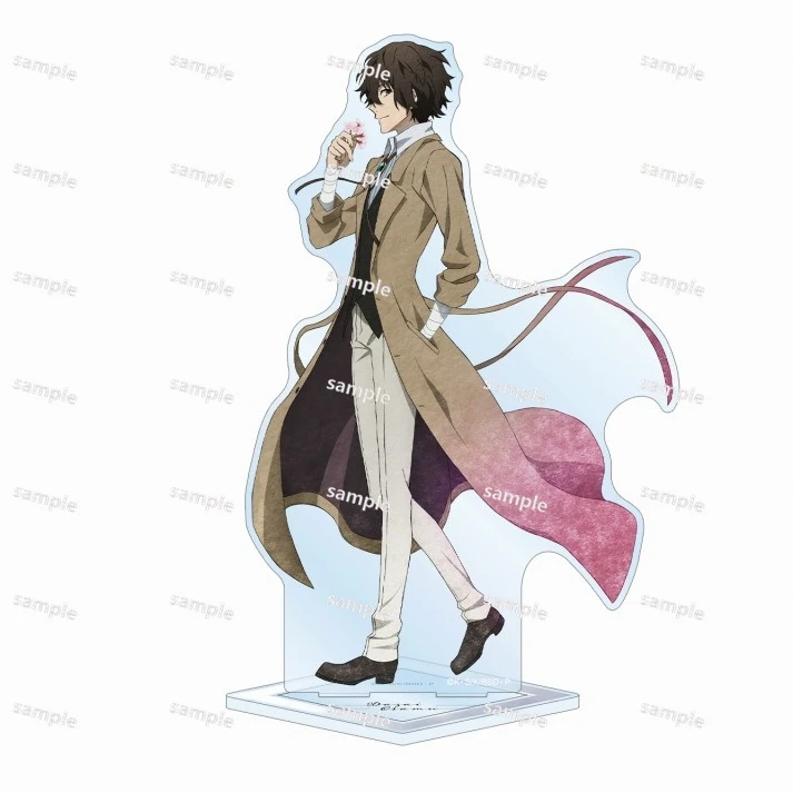 Game Nakajima Atsushi Dazai Osamu Nakahara Chuya Akutagawa Ryunosuke Acrylic Stand Figure Doll Anime Keychain Cosplay Toy Gift