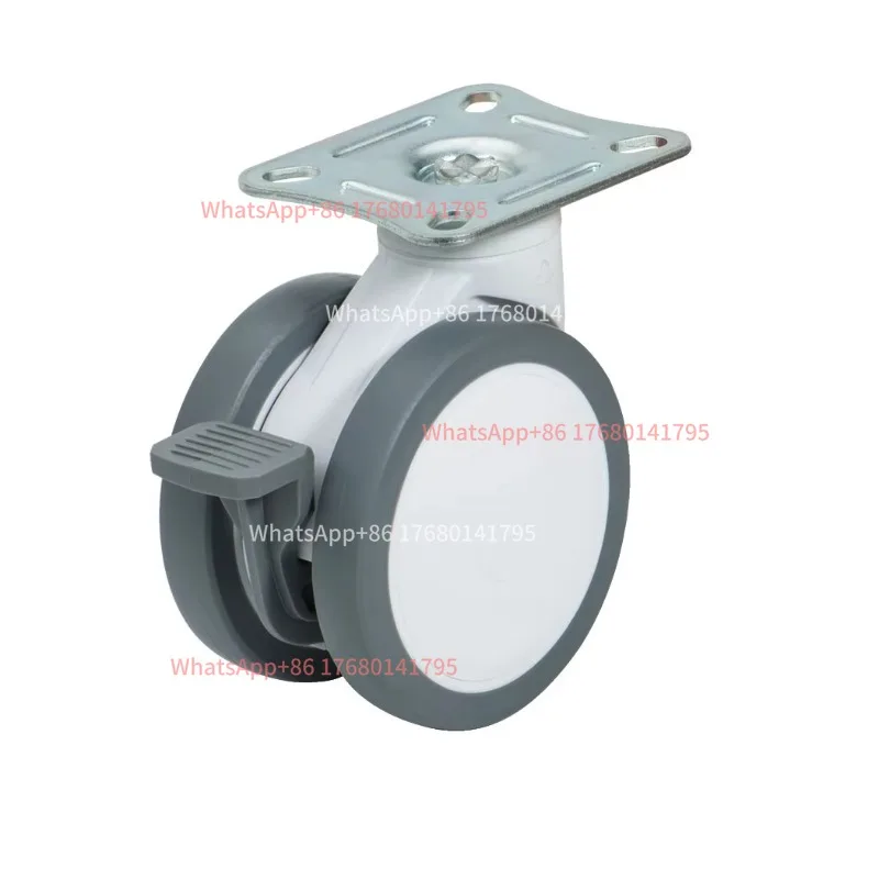 hospital bed caster 3/4/5 Inch Rotary Medical Caster Wheel For Hospital Bed Trolley Medical Equipment Casters