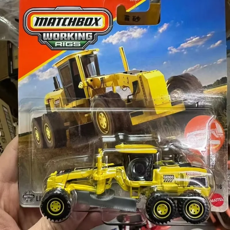 Genuine Mattel Matchbox Real Working Rigs 2025 Metal Model Car Truck Rescue Construction 1:64 Scale Alloy Die-Cast Car Toy JCY27
