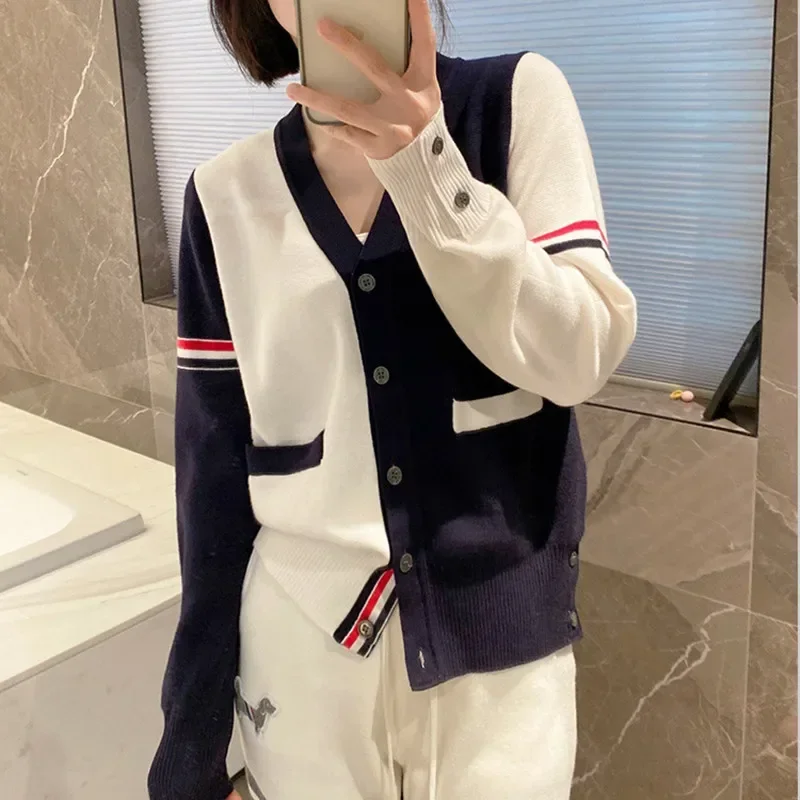 캠핑 Korean Golf Clothing Women Embroidery Golf Pants +Knit Top Two Piece Set Women Golf Wear 2024 Autumn High Quality Golf Suits